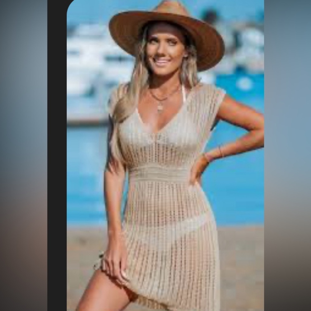 Crochet - Bathing suit cover up - size small
